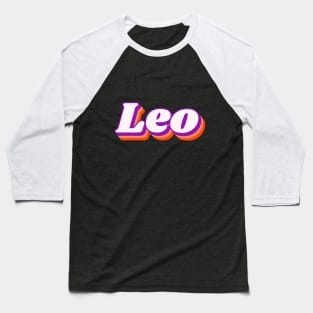 Leo Baseball T-Shirt